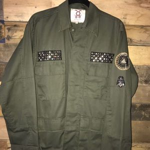 One of a kind Figue Military Jacket. Size M